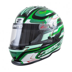 RZ 42 Youth Karting Helmet - Black / Green