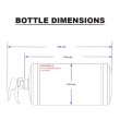 MFM400S-4 bottle dimensions