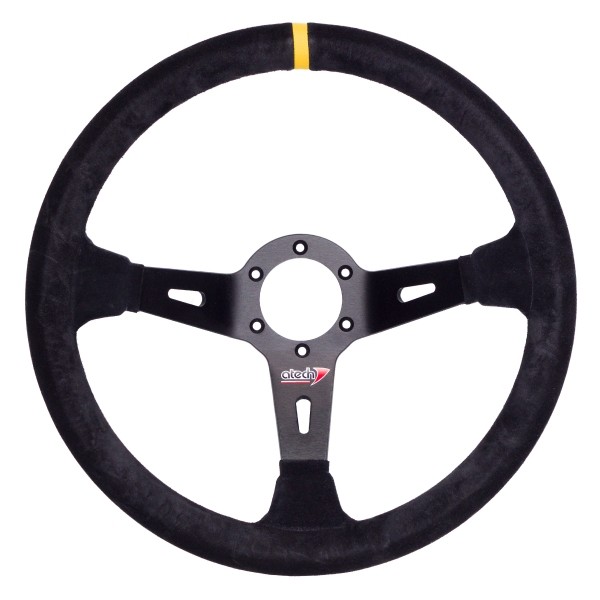 Atech 350mm 90mm Dish Suede Steering Wheel - ATVO0102