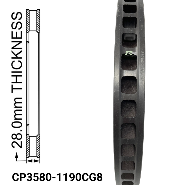 CP3580-1190CG8 - Vanes