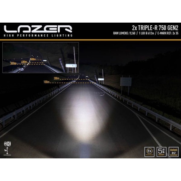 LAZER LAMPS Kühlergrill-Kit TOYOTA Hilux Invincible X (2021+) Triple-R 750  Elite G2