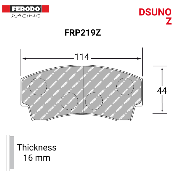 Brake pads Ferodo Racing DS2500 FRP219H 