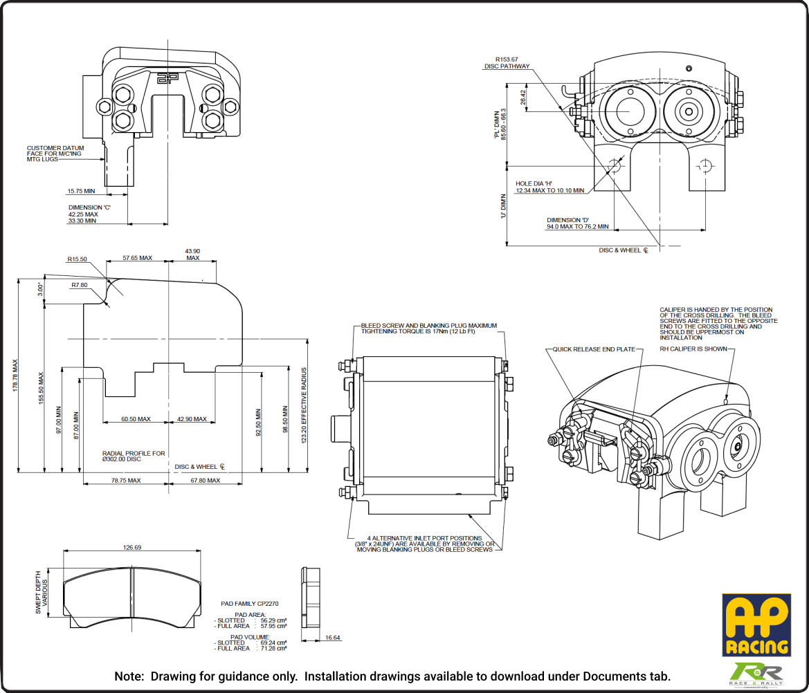CP2271 - Installation Drawing